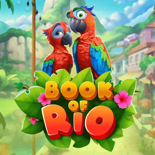 Slots logo of Book of Rio from Jugabet Games at 5Gringos