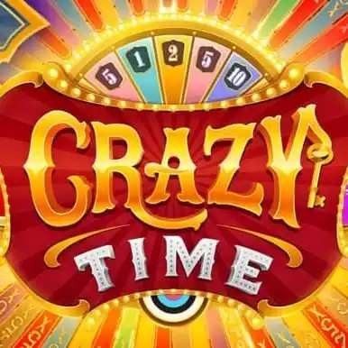 Crazy Time slot logo by Evolution at 5Gringos