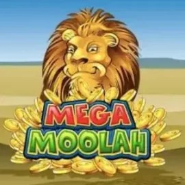 Official Slots logo: Mega Moolah by Microgaming at 5Gringos