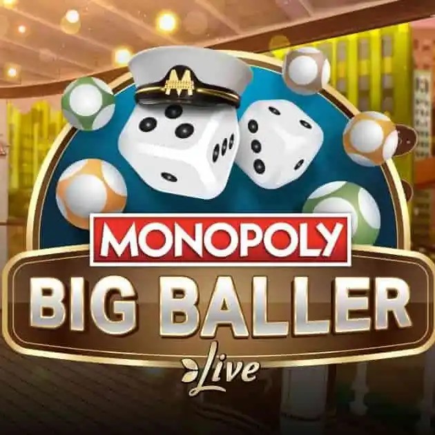 MONOPOLY Big Baller online game logo by Evolution on 5gringos-gr.gr
